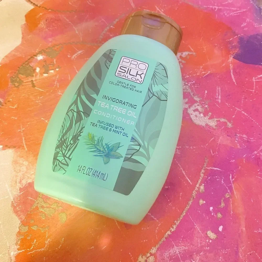 🛍️ Pro Silk Salon Invigorating Tea tree Oil Shampoo + Conditioner 14FLOZ
